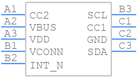 FUSB300C - onsemi - PCB symbol
