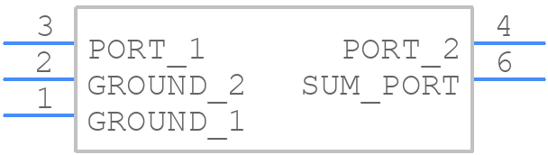 SBTC-2-10LX+ - Mini-Circuits - PCB symbol