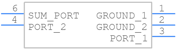 SBTC-2-20L+ - Mini-Circuits - PCB symbol