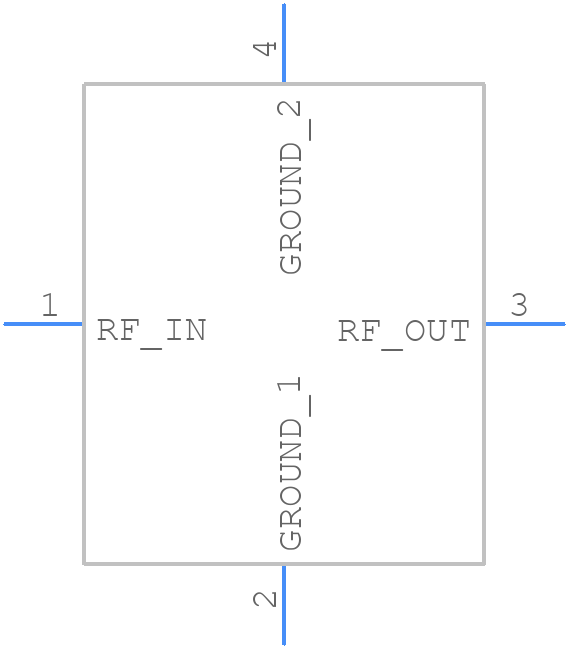 HFCN-740+ - Mini-Circuits - PCB symbol