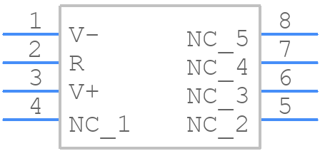 LM334SM NOPB - Texas Instruments - PCB symbol