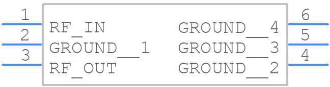 HFCN-3800+ - Mini-Circuits - PCB symbol