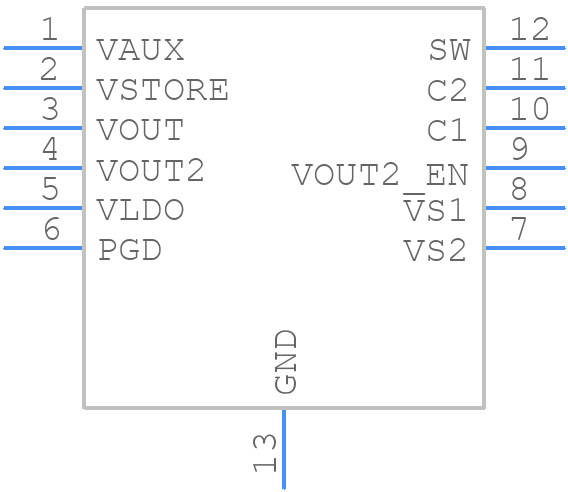 LTC3108EDE-1#TRPBF - Analog Devices - PCB symbol