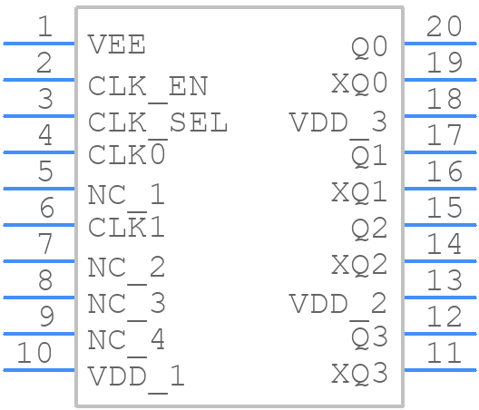 8535-01PGGI8 - Renesas Electronics - PCB symbol