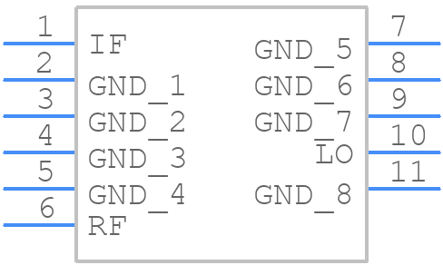 MBA-591 - Mini-Circuits - PCB symbol