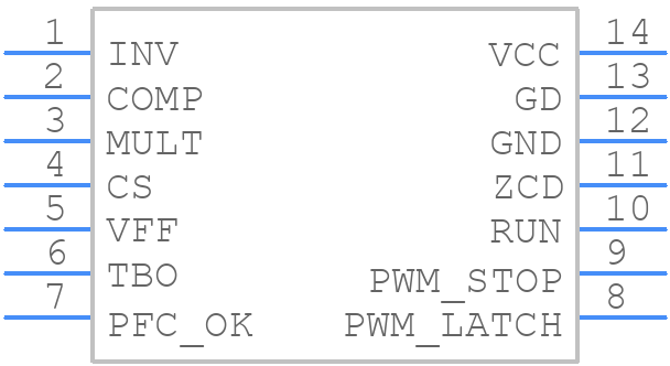 L6563S - STMicroelectronics - PCB symbol