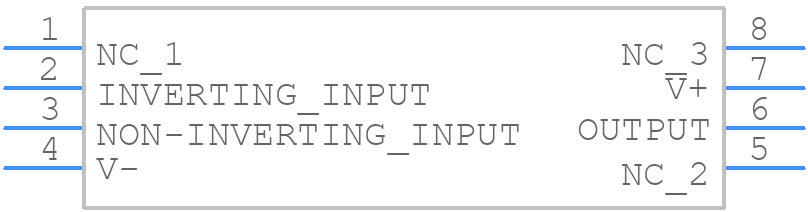 LMC7211BIMX/NOPB - Texas Instruments - PCB symbol