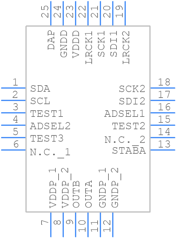 TFA9879HN/N1 - NXP - PCB symbol