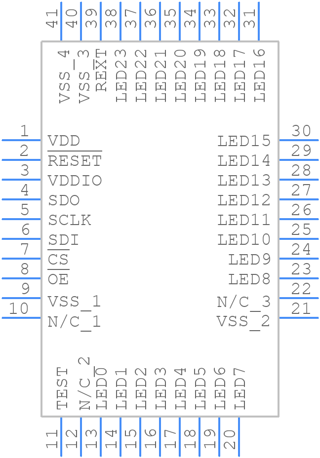 PCA9957HNMP - NXP - PCB symbol