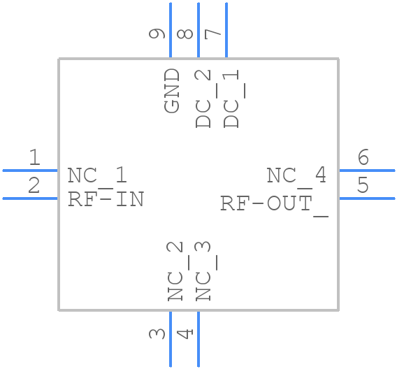 MNA-6A+ - Mini-Circuits - PCB symbol