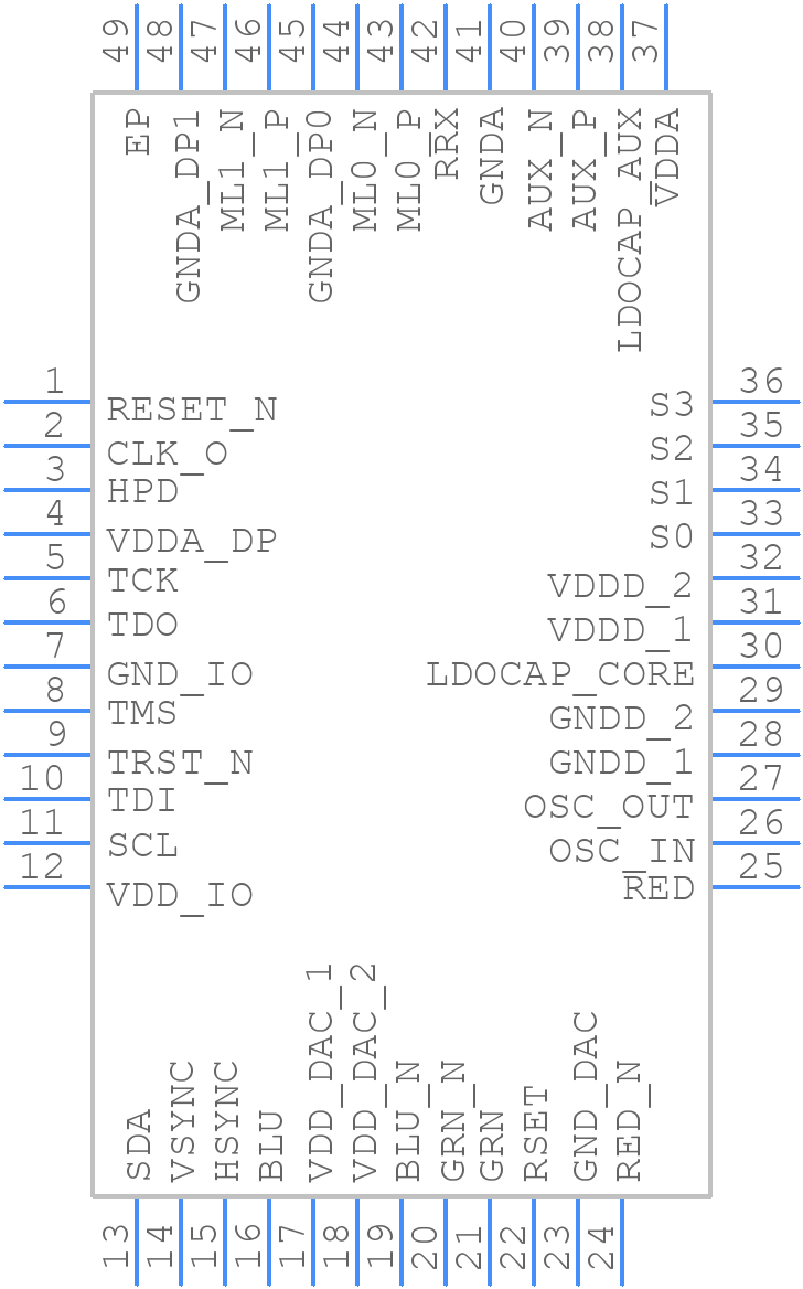 PTN3392BS,518 - NXP - PCB symbol
