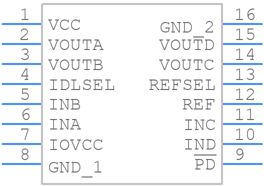 LTC2645CMS-L12#PBF - Analog Devices - PCB symbol