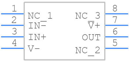 LMP7707MAX/NOPB - Texas Instruments - PCB symbol