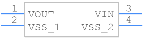XC6201P602PR-G - Torex - PCB symbol
