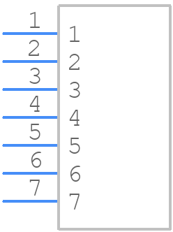 PPTC071LGBN-RC - Sullins - PCB symbol