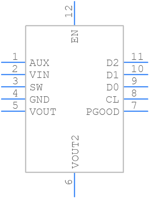 ST1PS02D1QTR - STMicroelectronics - PCB symbol