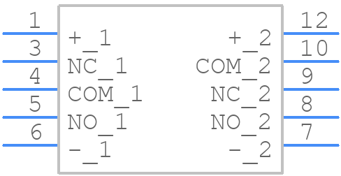 TX2L25V - Panasonic - PCB symbol
