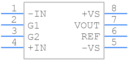 AD8228ARZ-R7 - Analog Devices - PCB symbol