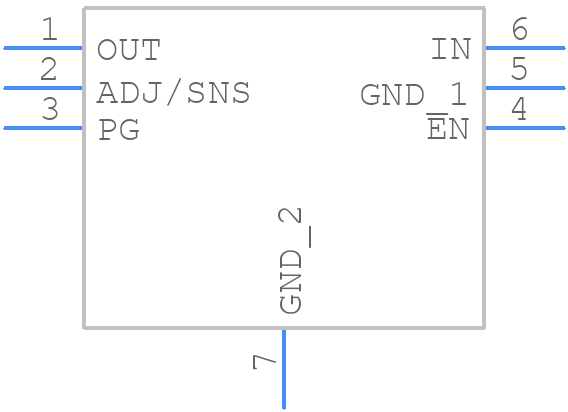 NCV8164CMTW290TAG - onsemi - PCB symbol
