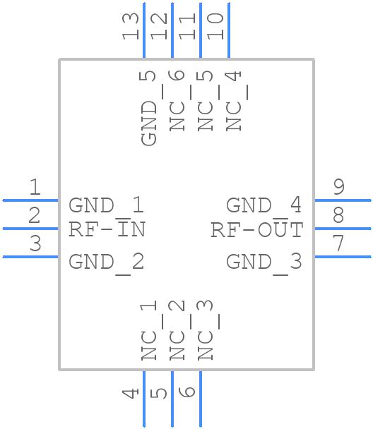 XLF-332+ - Mini-Circuits - PCB symbol