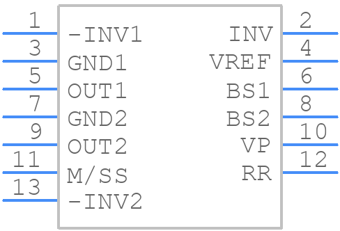 TDA1518 - NXP - PCB symbol