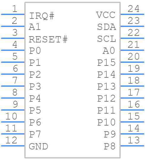 XRA1203IG24TR-F - MaxLinear, Inc. - PCB symbol