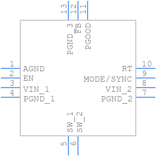 LTC3308AEV#TRMPBF - Analog Devices - PCB symbol