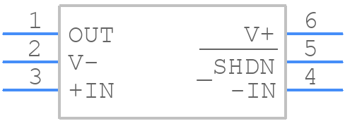 LT1806IS6#TRPBF - Analog Devices - PCB symbol