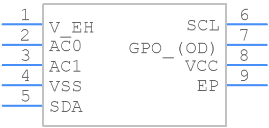 ST25DV04K-IER8C3 - STMicroelectronics - PCB symbol