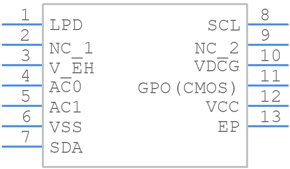 ST25DV04K-JFR8D3 - STMicroelectronics - PCB symbol