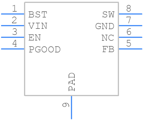 ADP2302ARDZ-3.3-R7 - Analog Devices - PCB symbol