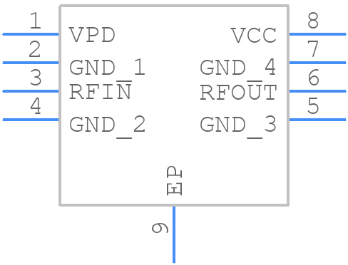 HMC326MS8GE - Analog Devices - PCB symbol