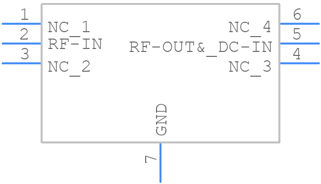 LEE2-6+ - Mini-Circuits - PCB symbol