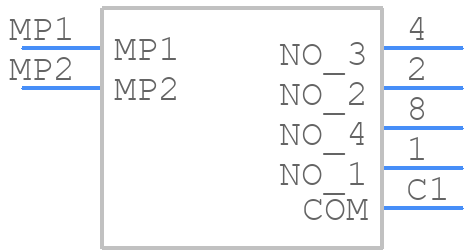 A6KSV-164RS-R100 - OMRON Electronics - PCB symbol