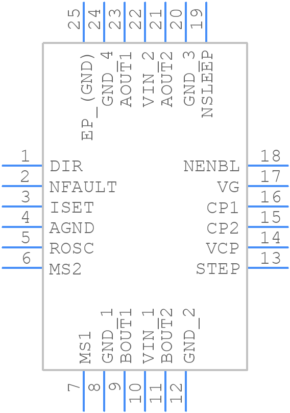 MP6500GU-Z - Monolithic Power Systems (MPS) - PCB symbol