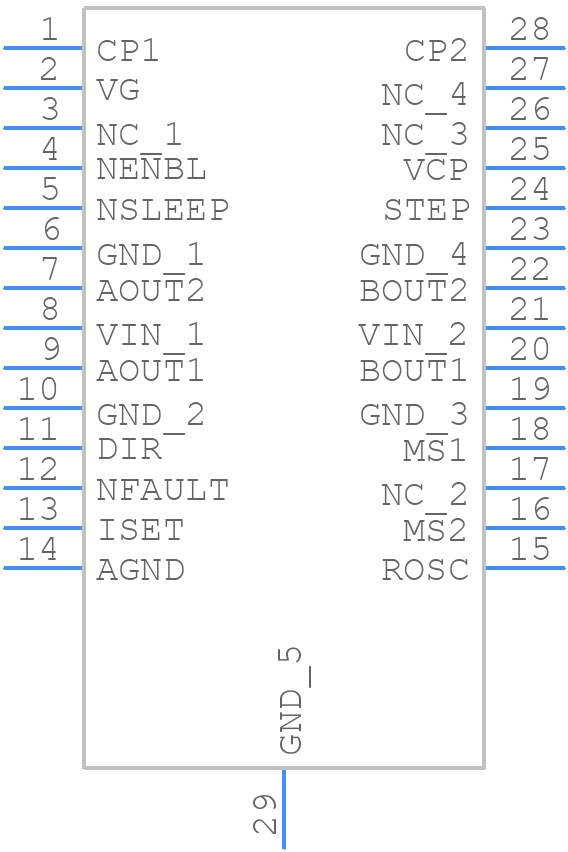 MP6500GF-Z - Monolithic Power Systems (MPS) - PCB symbol