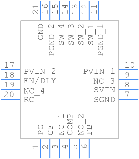 MIC22405YML-TR - Microchip - PCB symbol