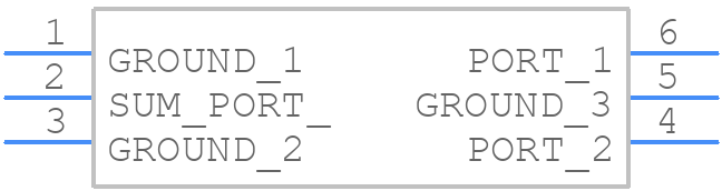 SCN-2-11+ - Mini-Circuits - PCB symbol