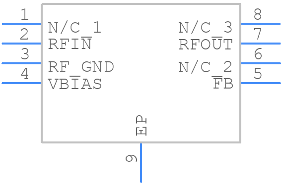 MAAL-010705-TR3000 - MACOM - PCB symbol