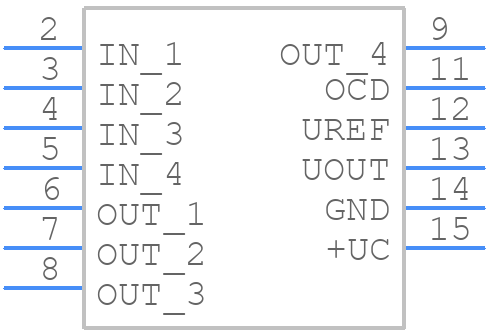 LPSR 25-NP - LEM - PCB symbol