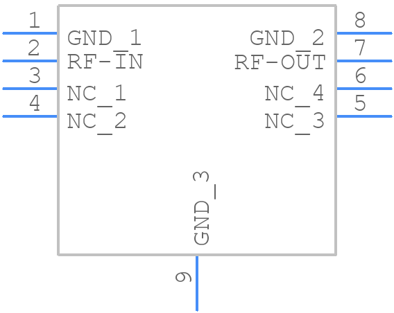 EQY-8-63+ - Mini-Circuits - PCB symbol
