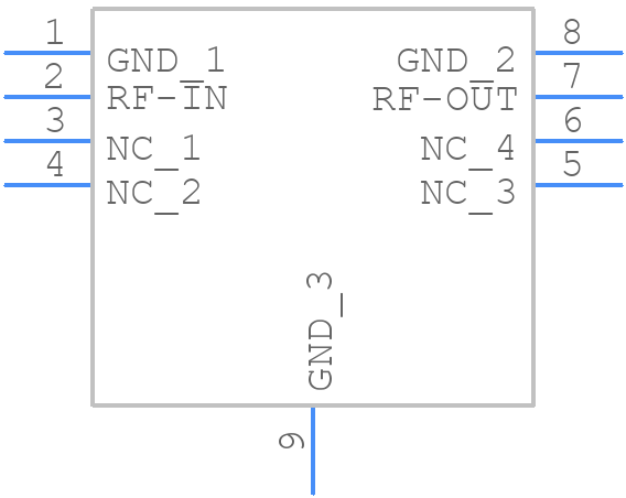 EQY-5-63+ - Mini-Circuits - PCB symbol
