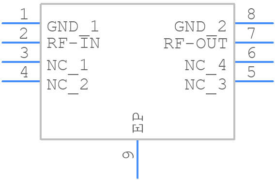 EQY-10-63+ - Mini-Circuits - PCB symbol