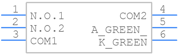 B3W-9012-G1G - OMRON Electronics - PCB symbol