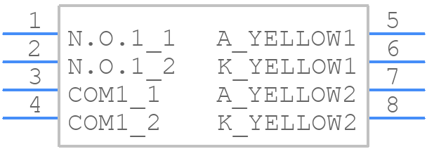B3W-9012-Y2N - OMRON Electronics - PCB symbol
