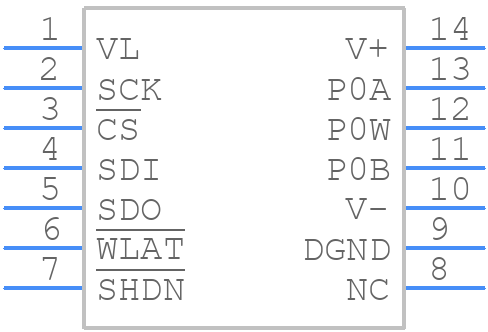 MCP41HV31T-103E/ST - Microchip - PCB symbol