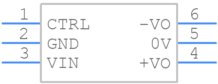 URA_YMD-15WR3 - Mornsun Power - PCB symbol