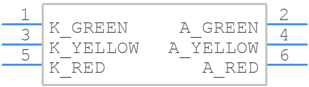 5640100132F - Dialight - PCB symbol