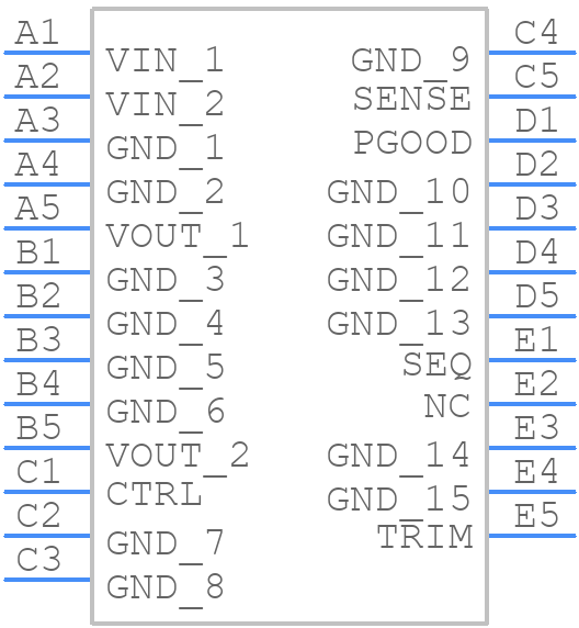 RPMH12-0.5 - RECOM Power - PCB symbol