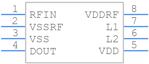 BC2401V100 - Holtek - PCB symbol